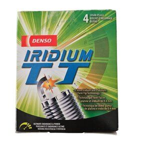 Denso Iridium TT IK20TT 4702 Spark Plugs 4 Pack